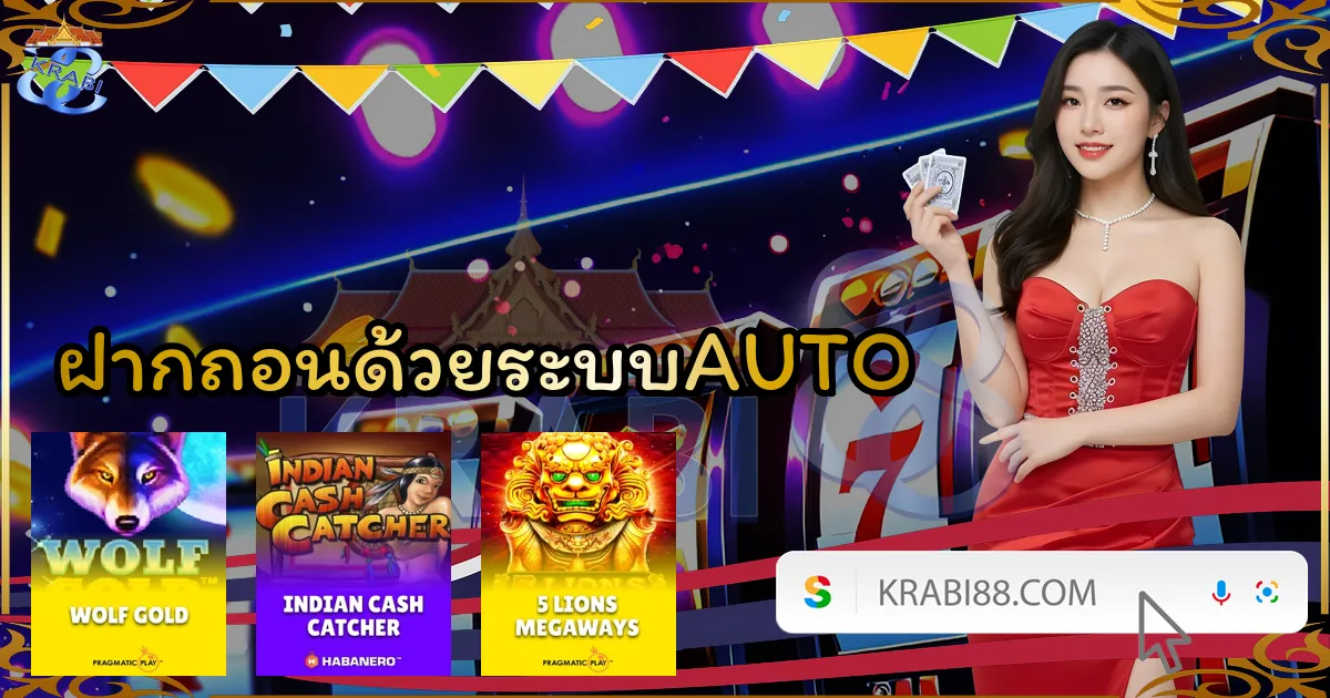 ฝากถอนด้วยระบบAUTO