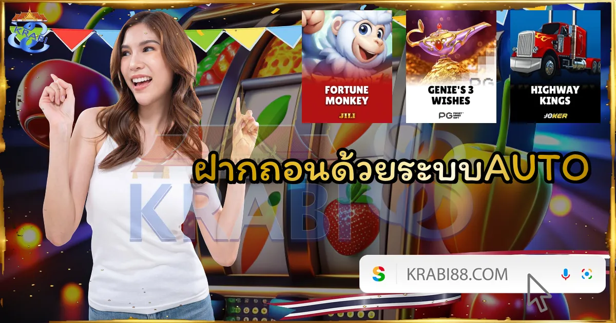 ฝากถอนด้วยระบบAUTO