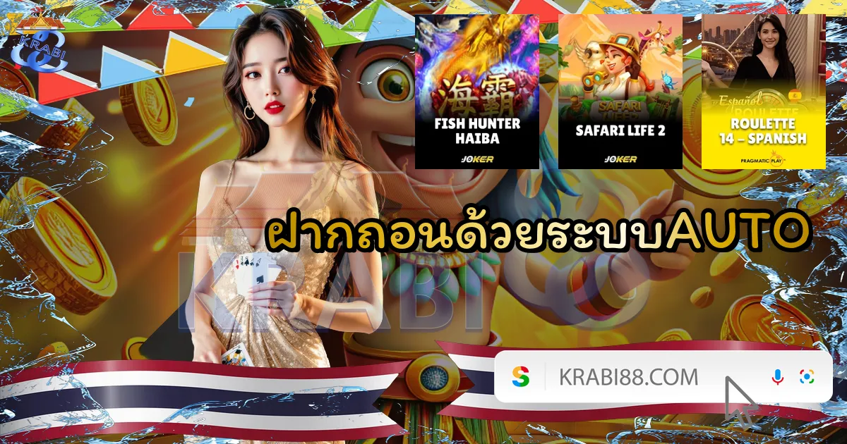 ฝากถอนด้วยระบบAUTO