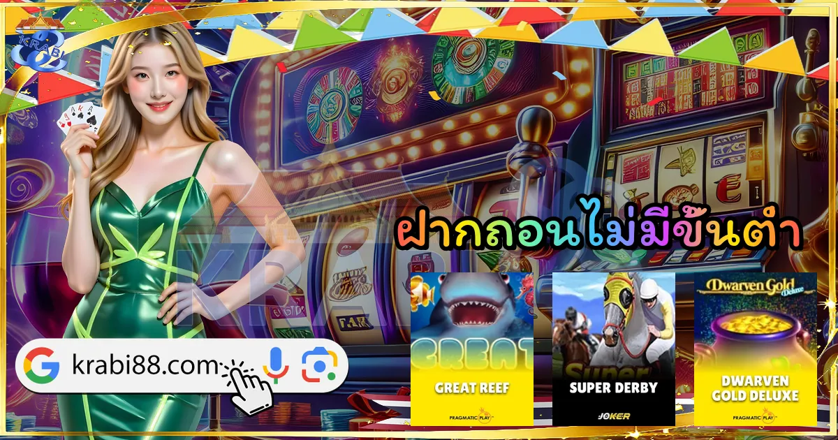 ฝากถอนไม่มีขั้นต่ำ