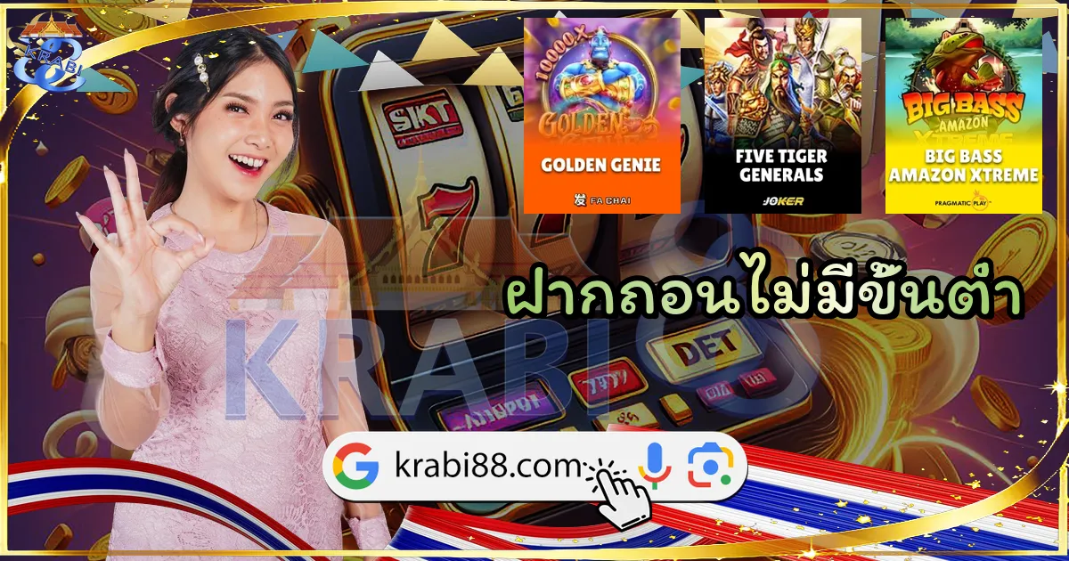 ฝากถอนไม่มีขั้นต่ำ